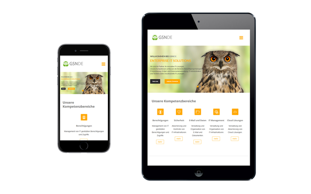 Responsive Design (Optimiert für mobile Geräte)