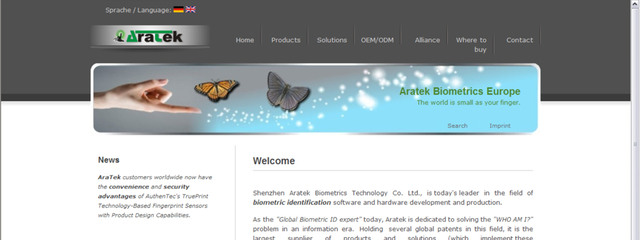 Webseite auf Basis TYPO3 CMS